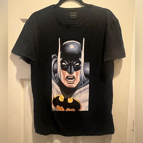 Zara Collection Justice League Batman T-Shirt - Picture 1 of 4